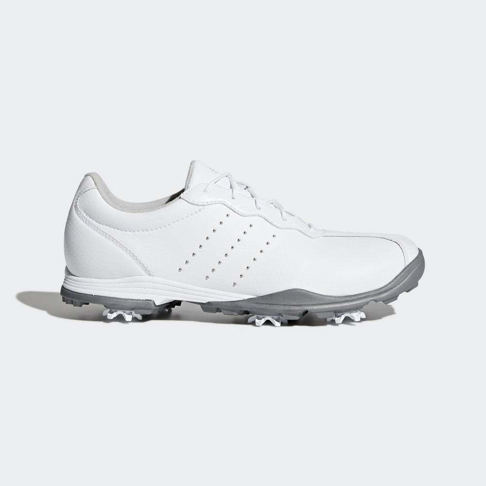 Adidas Women's Adipure DC Golf Shoes White/Silver Metal Ireland F33616